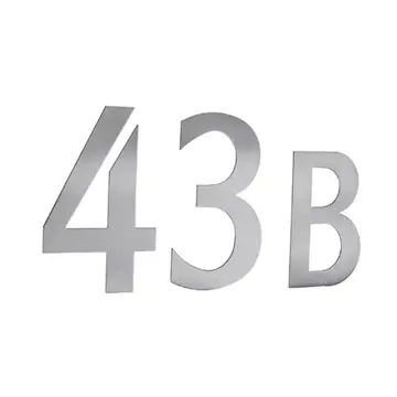 Postkassenummer Beslagsboden Rustfritt Stål