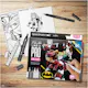 Hobbysett Creativ Company DIY Kit Illustrasjon Harley Quinn
