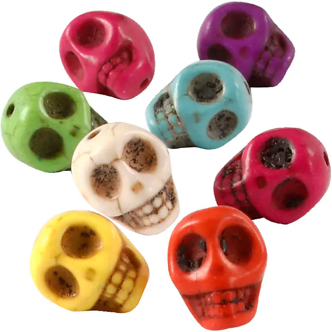 Perler Creativ Company Howlite Sterke Farger D 12 mm Hullstr 1,5 mm 32 Stk/1 Pk