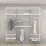 Innredningsløsning Elfa Garderobe Nr 10 Hvit B: 2158 mm