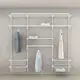 Innredningsløsning Elfa Garderobe Nr 10 Hvit B: 2158 mm