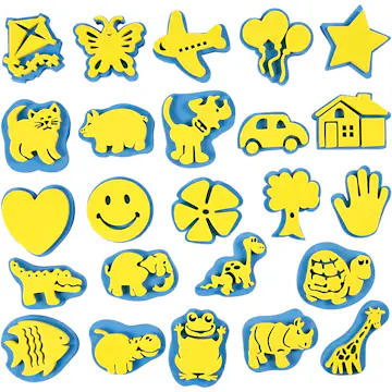 Mosgummistempler Creativ Company H 6-8 cm 24 stk/1 Pk