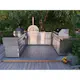 Hjørnemodul Myoutdoorkitchen Stainless Collection 90°