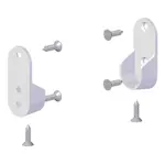 Feste for Garderobestang Lundbergs Vegg Wide 2-Pk