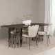 Spisegruppe furniture/fashion Stone med 4 Limhamn Light Stoler