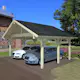 Carport Palmako Robert 20,6 m2