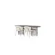 Spisegruppe furniture/fashion Stone med 4 Chico Stoler