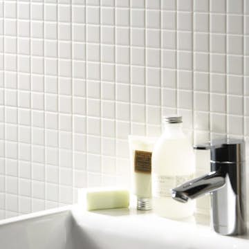 Mosaik Royal Vit Matt 3x3 cm