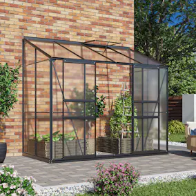 Drivhus Vitavia Ida Vegg 3,3 kvm Polykarbonat