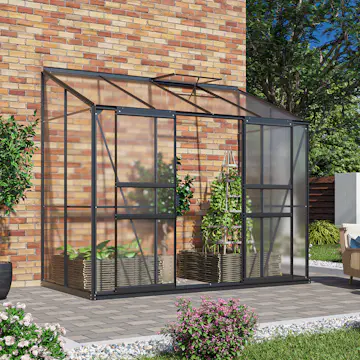 Drivhus Vitavia Ida Vegg 3,3 kvm Polykarbonat