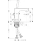 Servantbatteri Hansgrohe Axor Citterio 110