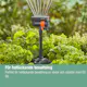 Forlengelsesrør Gardena Micro-Drip for Rektangulær Sprinkler OS 90