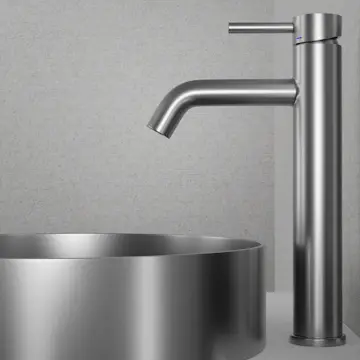 Servantbatteri Scandtap Steel Wave Høy