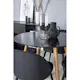 Spisegruppe Venture Home Plaza Ø100 cmmed 4st Velvet Spisestoler