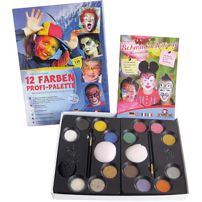 Ansiktsmaling Creativ Company Eulenspiegel Step by Step 76131