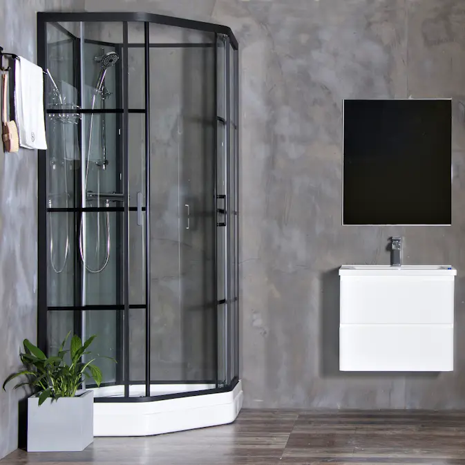 Dusjkabinett Bathlife Betrakta 90x90 Elegant A/W Klarglass