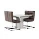 Spisegruppe Venture Home Pluto med 4 Zizo Stoler