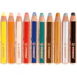 Fargeblyanter Creativ Company Woody 3-i-1 Ass Farger 10 stk/1 Pk