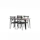 Spisegruppe Venture Home Tempe med 4 Crosett Stoler
