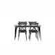 Spisegruppe Venture Home Tempe med 4 Crosett Stoler