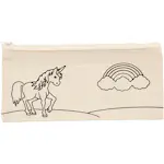 Pennal Creativ Company Enhjørning Str 21x9 cm Lys natur 245 g 1 stk