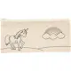 Pennal Creativ Company Enhjørning Str 21x9 cm Lys natur 245 g 1 stk
