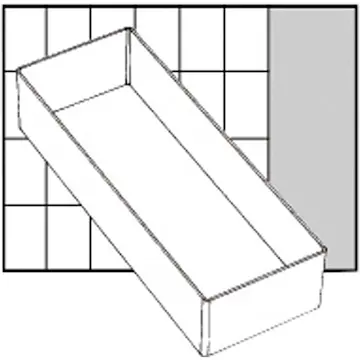 Basisinnsats Raaco Nr. A7-2 H47 mm Str 218x79 mm 1 Stk