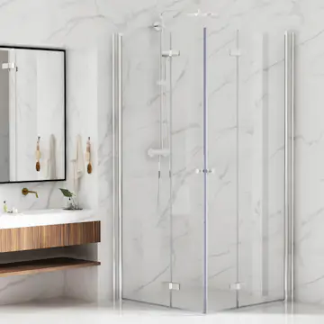 Dusjhjørne Bathlife Foldenisje Rett