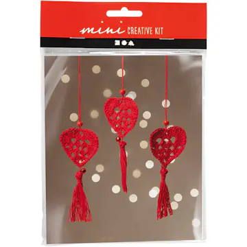 Hekling Creativ Company Mini DIY Kit Hjerter