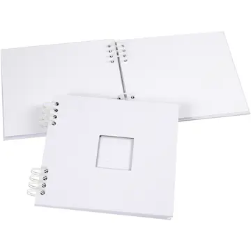 Scrapbook Creativ Company med Spiral Hvit 250 g 1 stk