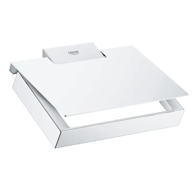 Toalettpappershållare Grohe Selection Cube 40781 med Lock