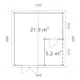 Anneks Palmako Irene 28,1 m2