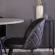 Spisegruppe Venture Home Razzia med 4 Velvet Stoler Skinn