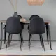 Spisegruppe Venture Home Tempe 140 cm med 4 Polar Stoler