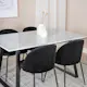 Spisegruppe Venture Home Estelle 140 med 4 Wrigley Stoler
