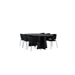Spisegruppe Venture Home Bootcut med 6 stk Selma Stoler