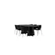 Spisegruppe Venture Home Bootcut med 6 stk Selma Stoler