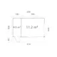 Hagestue Palmako Andrea 15,9 m² Slide (inv. 15,2 m²)