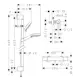 Dusjsett Hansgrohe Crometta Ecostat 1001 CL Termostat