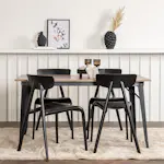 Spisegruppe Venture Home Tempe med 4 Ursholmen Stoler