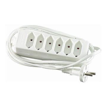 Forgrener Malmbergs 6-Veis Euro med 1,5 m ledning