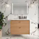 Tvättställsskåp Ifö Sense Art Smal Design 90 med 2 Lådor
