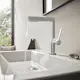 Servantbatteri Hansgrohe Finoris 230 med Uttrekkbar Hånddusj 2jet