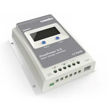 Solcelleregulator Sunwind PeakPower MPPT 10A
