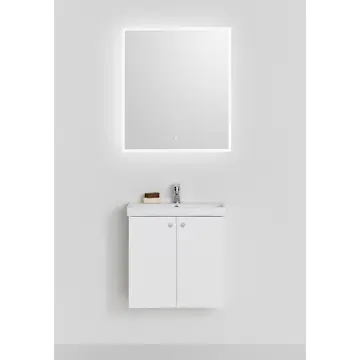 Möbelpaket Hafa Neat 550 med Luckor och Spegel Store Square LED