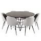 Spisegruppe furniture/fashion Copenhagen med 6 Valentina Stoler