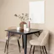 Spisegruppe Venture Home Tempe med 2 Velvet Stitches Stoler