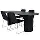 Spisegruppe Venture Home Bianca med 4 Muscot Stoler