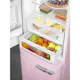 Kombiskap Kjøleskap/Fryser Smeg FAB32LPK6 Rosa 50's Style