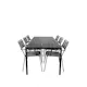 Spisegruppe Venture Home Bront med 6 Leon Spisestoler